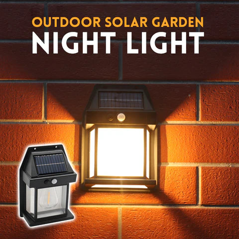 Solar Wall Lamp with Motion Sensor