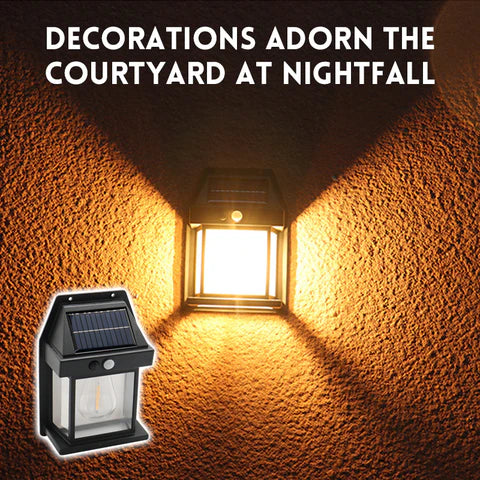 Solar Wall Lamp with Motion Sensor