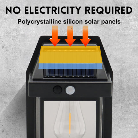 Solar Wall Lamp with Motion Sensor