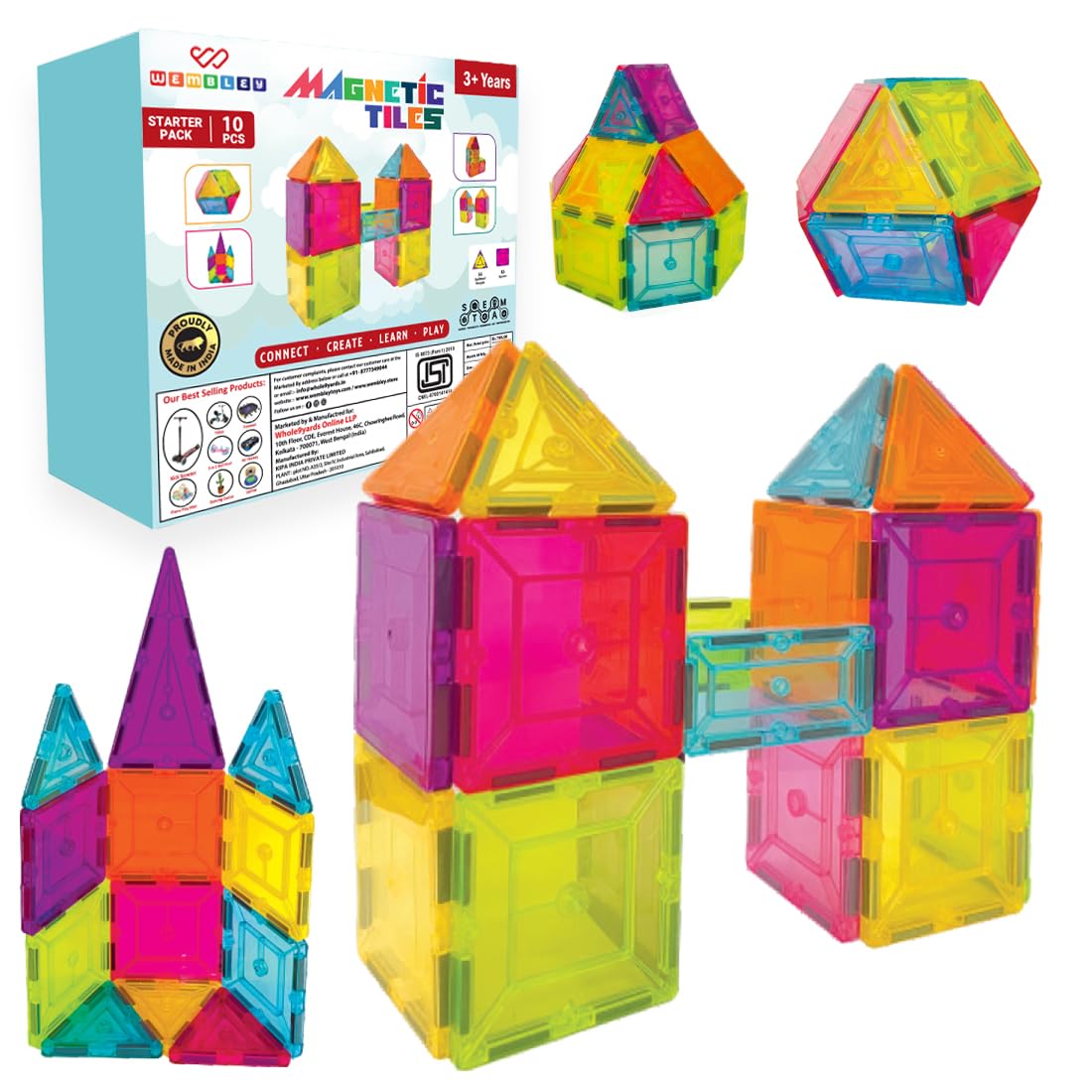 Toddla Magnetic STEM Tiles