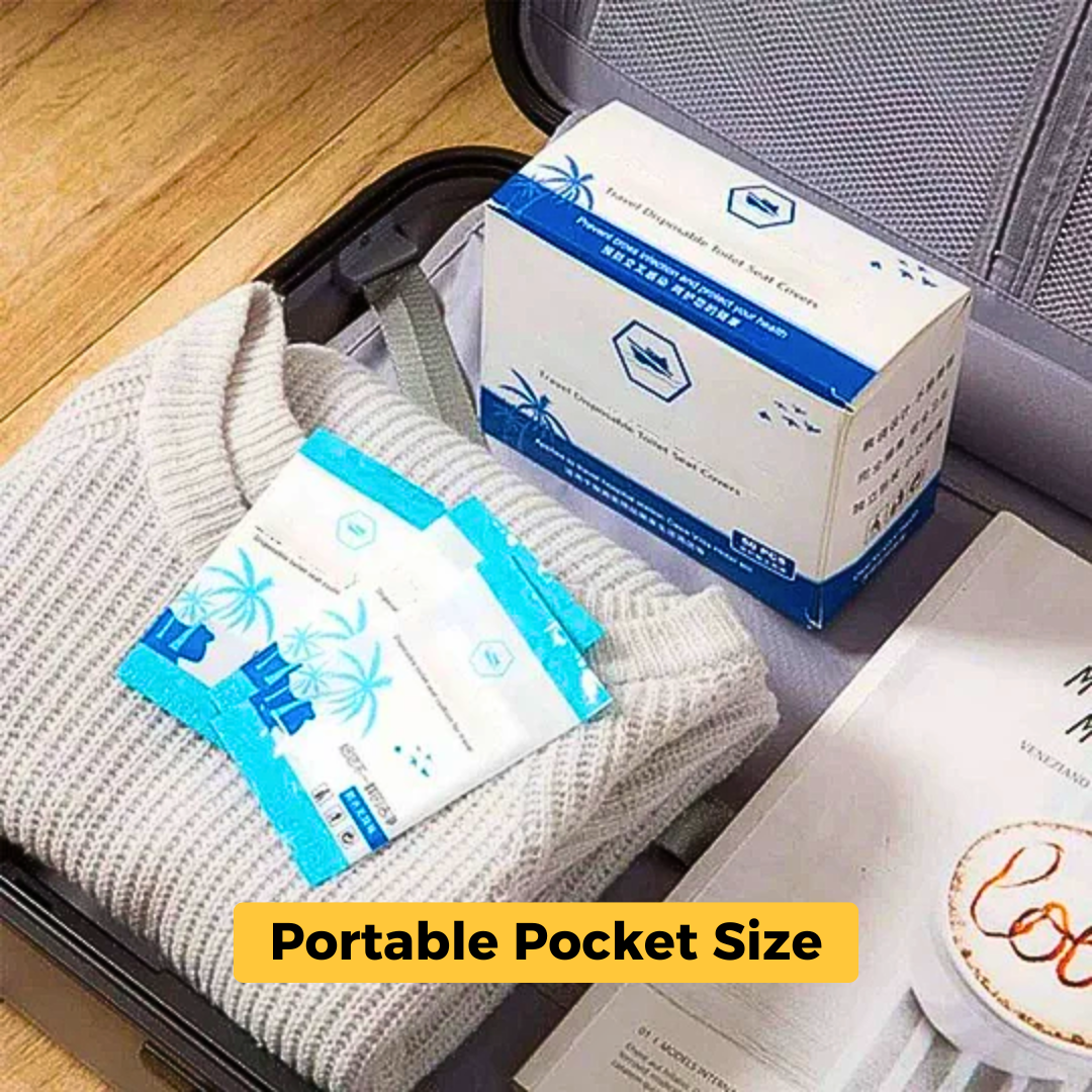 Disposable Toilet Seat Covers - Pack of 50