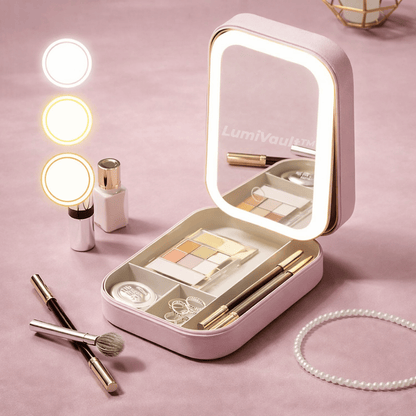 LumiVault™ LED Makeup Vanity with Mirror