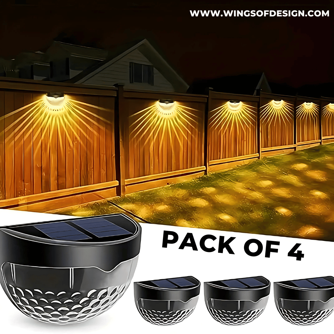 Solar Fence Lights™ (Pack of 4)