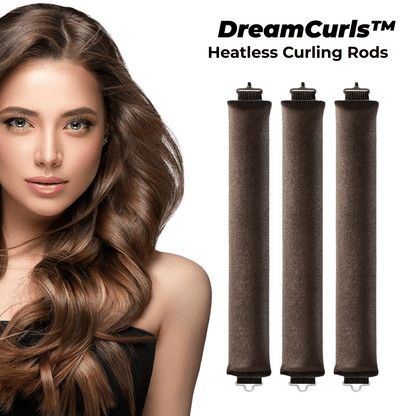 DreamCurls™ Heatless Curling Rods (Pack of 3)