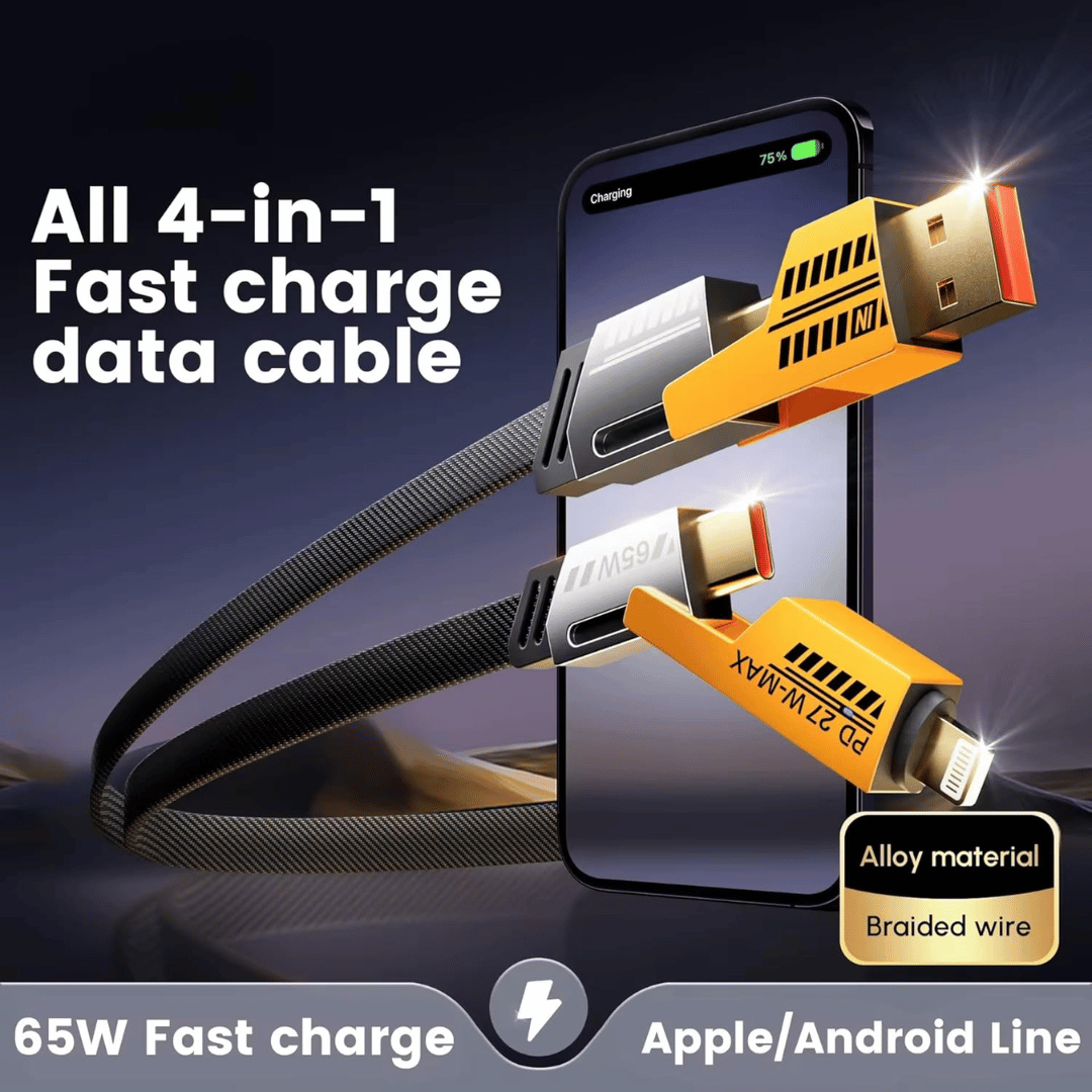 4-in-1 Fast Charge Data Cable™