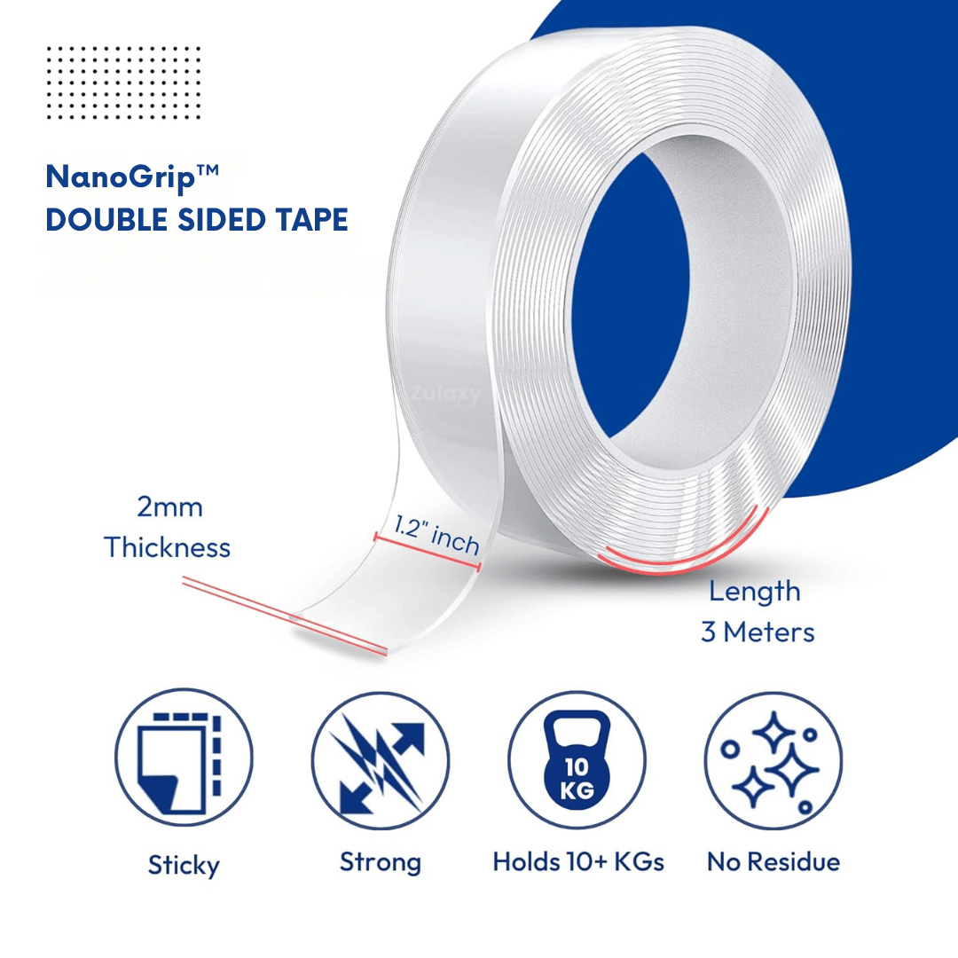 NanoGrip™ Double Sided Tape (Pack of 2)