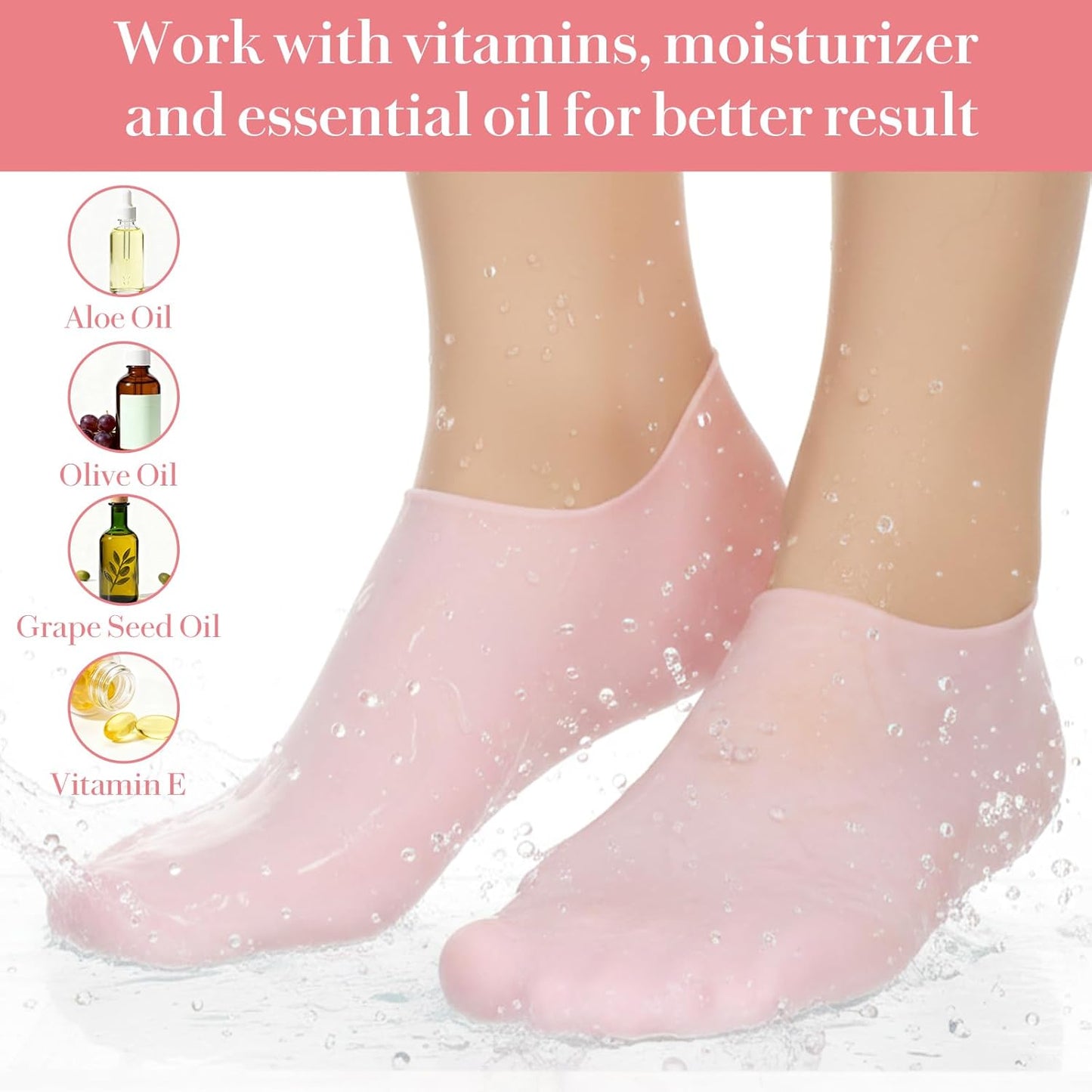 HeloSoft™ Gel Heel Socks