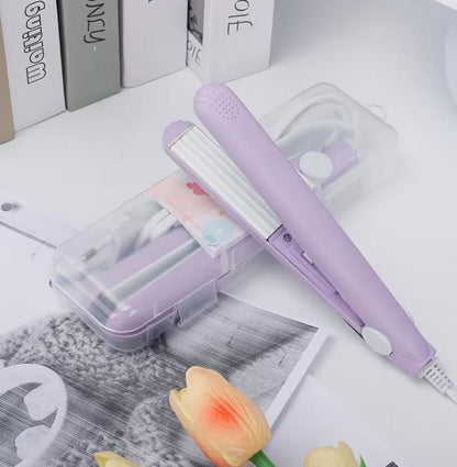 2-in-1 Mini Hair Straightener and Curler