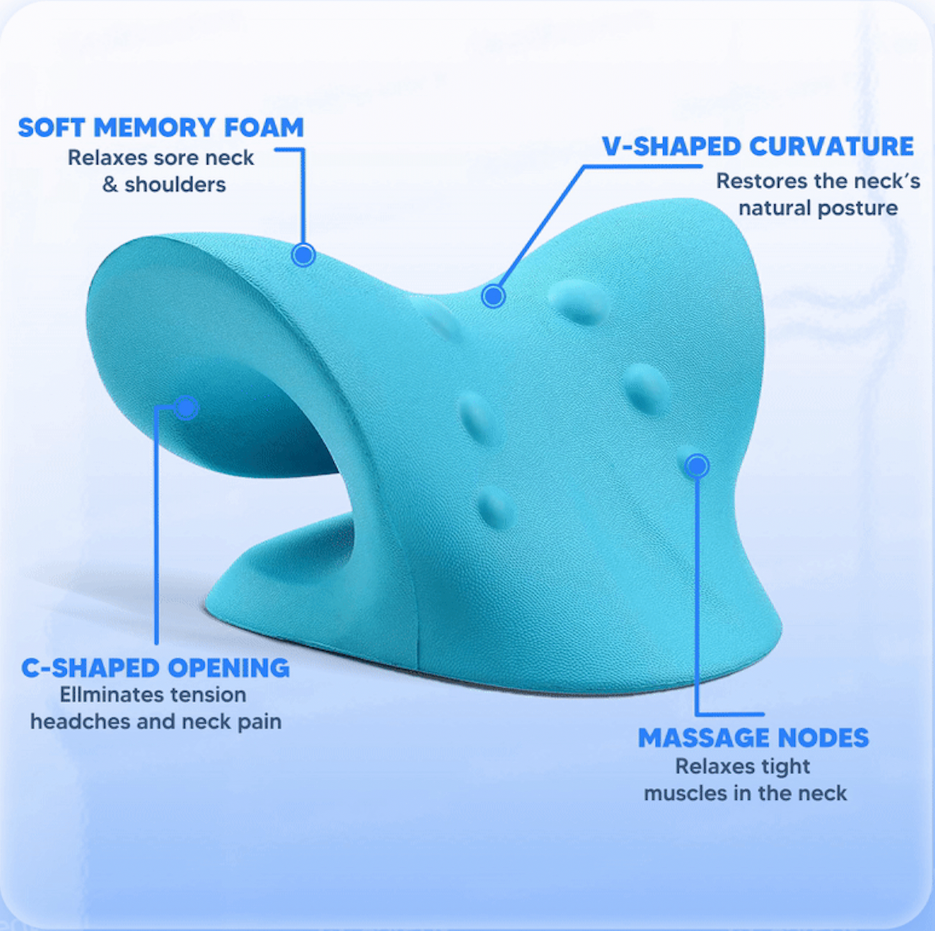 Neck Cloud Pillow™️ - Cervical Traction Device
