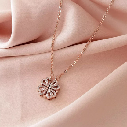 Four Hearts Leaf Clover Necklace™
