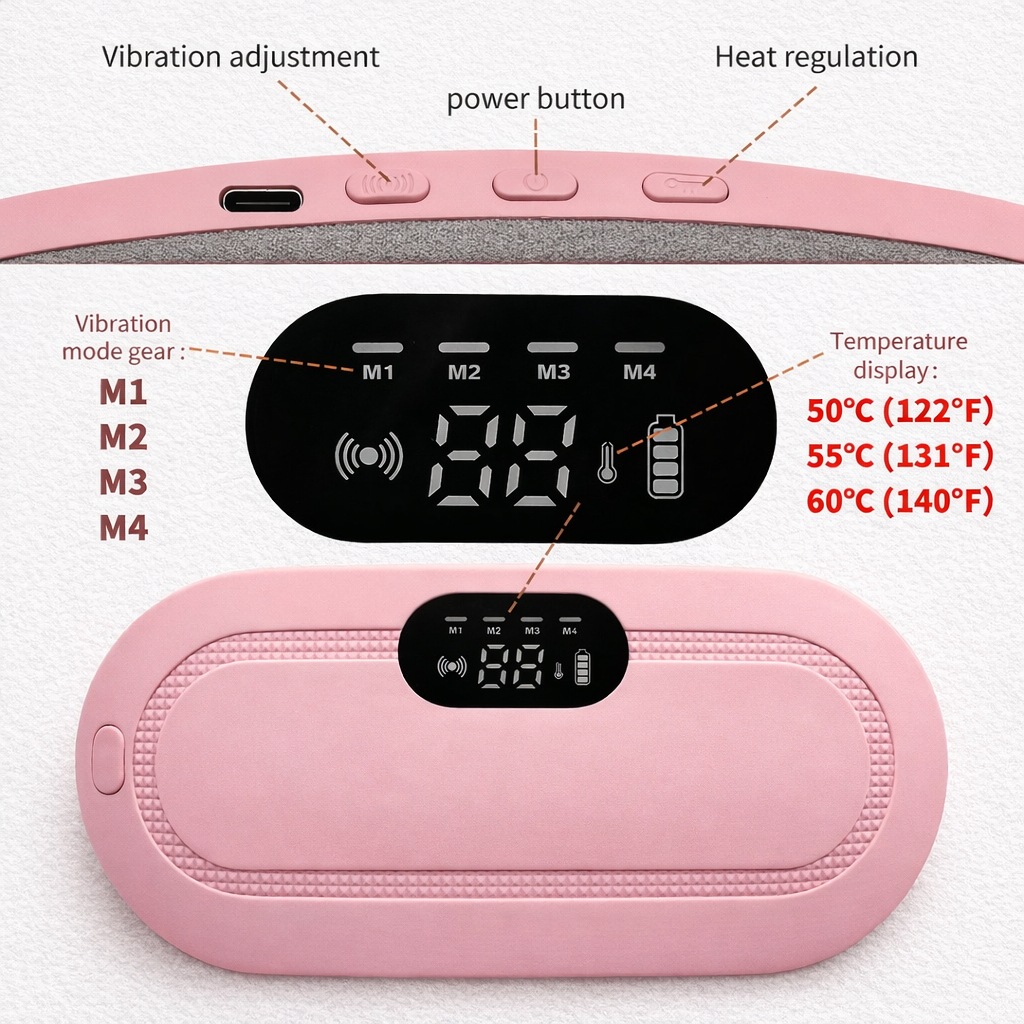 Portable Cordless Heating Pad - Menstrual Heating Pad