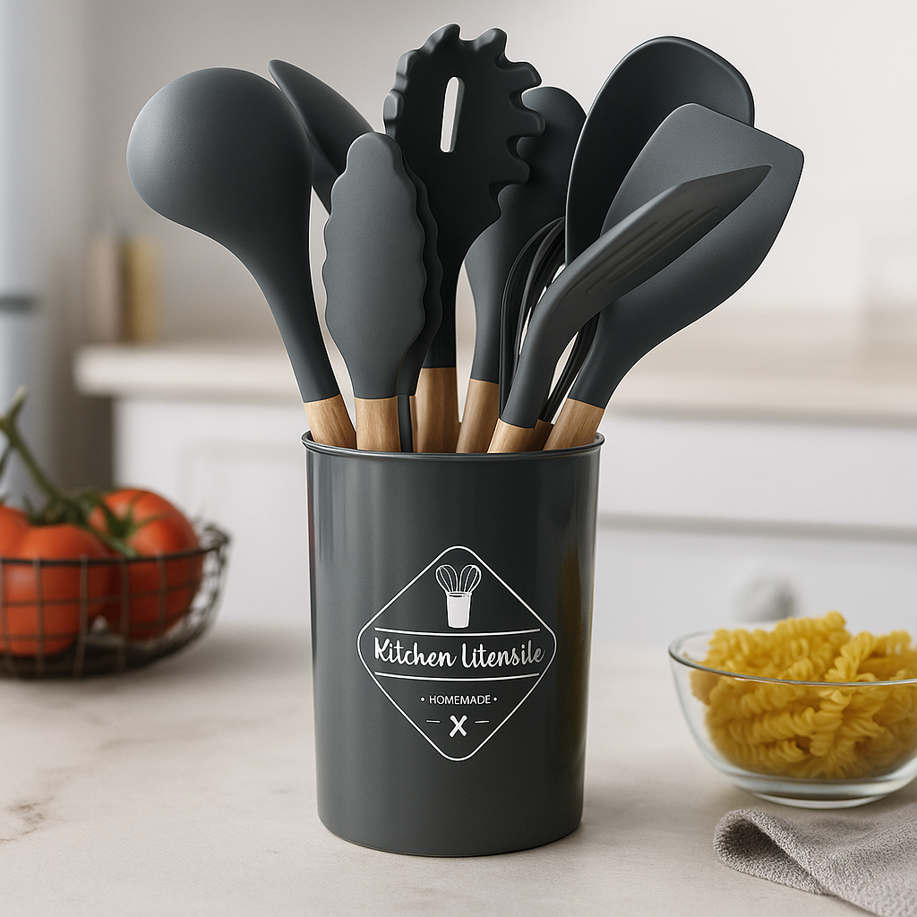 11 PCS Silicone Cooking Utensils Set