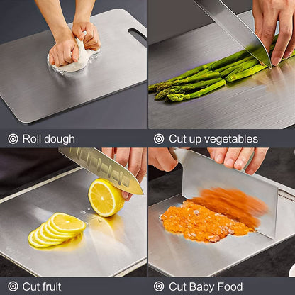 Premium Stainless Steel Chopping Board (35x31cm)