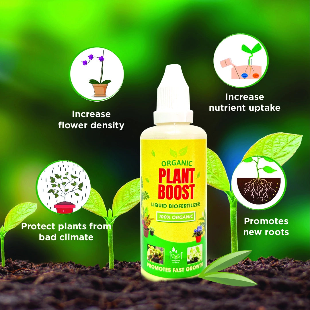 100% Organic Plant Boost Biofertilizer | BUY 1 GET 3 FREE