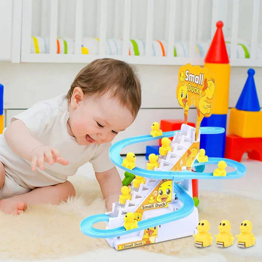 Stair Climbing Ducklings Race Track Set