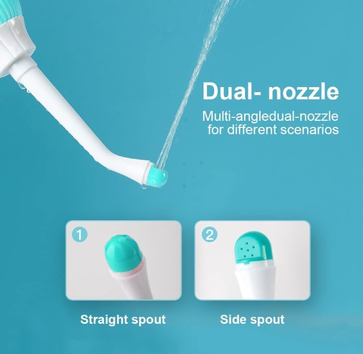 Portable Bidet Spray Bottle for Toilet Retractable Bidet Angled Nozzle Jet Spray