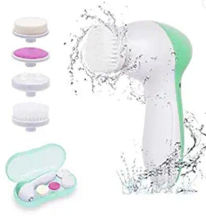 Facial Brush Set with 4 Interchangeable Face Scrubber 250 g