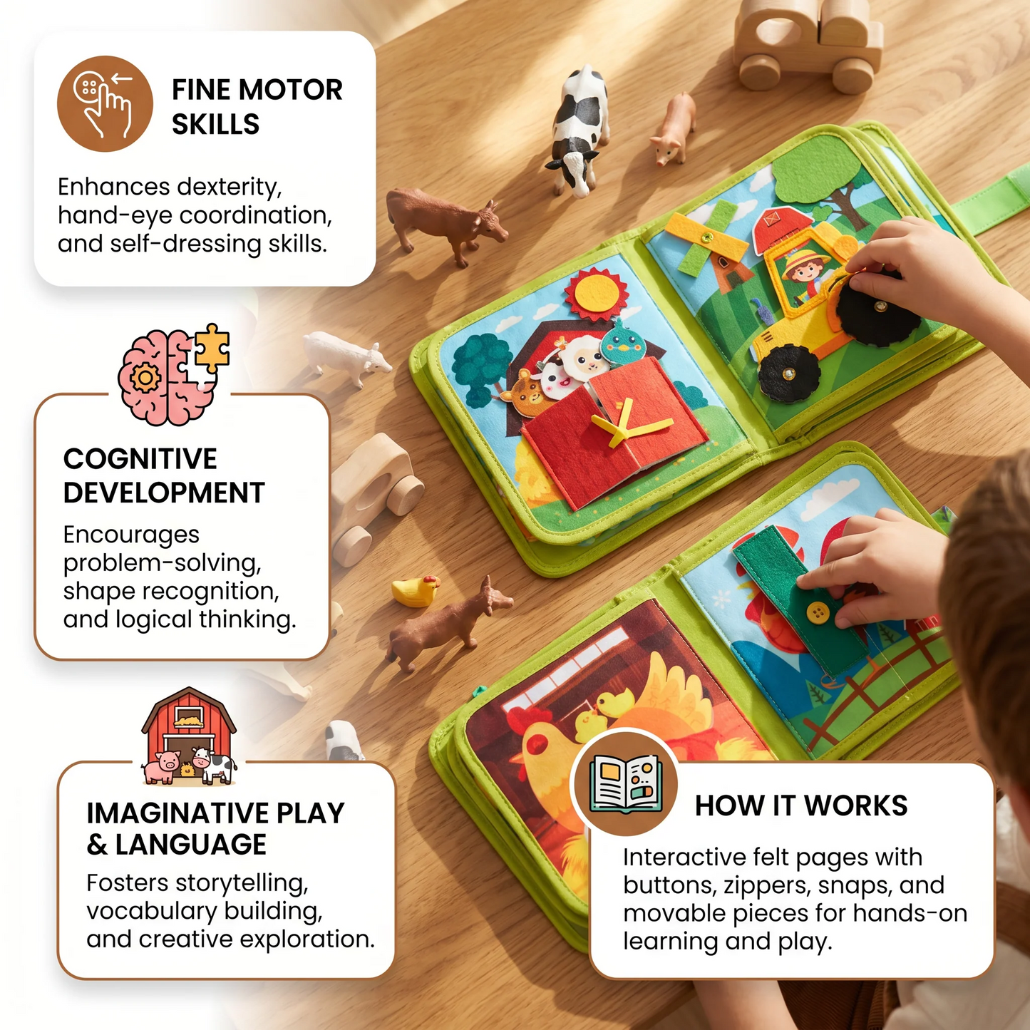 Montessori Farm Story Busy Book