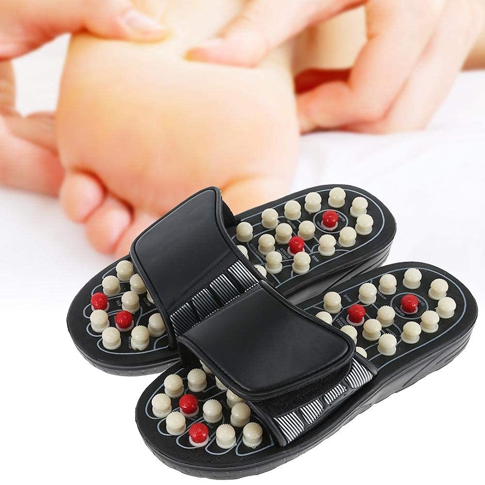 Men's and Women's Acupressure Massage Slippers Leg Foot Massager Paduka(Free Size)